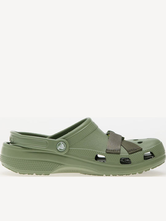 Crocs Lockdown Clogs Green