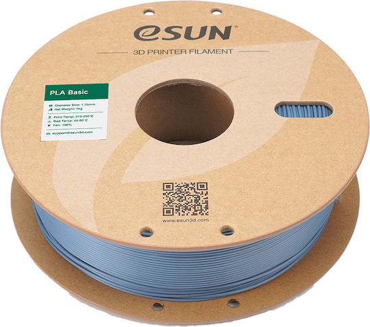 Esun PLA 3D Printer Filament 1.75mm Light Grey 1kg 1τμχ (Spool)