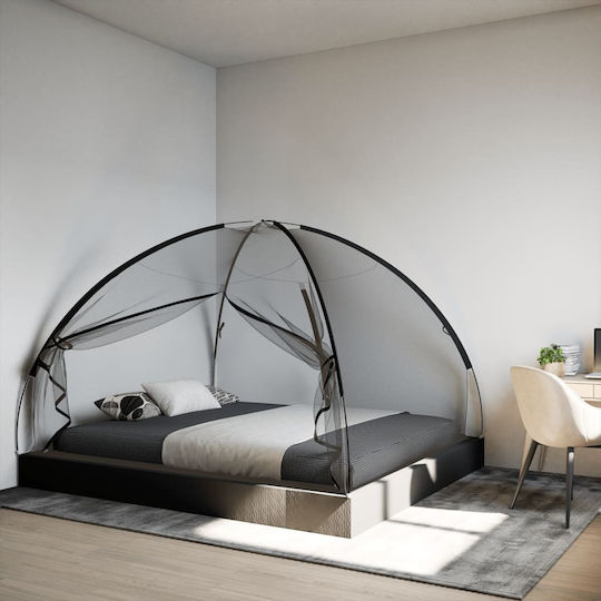 Mongolia Mosquito Net Doors 200 Mesh Black 200x180x135 cm