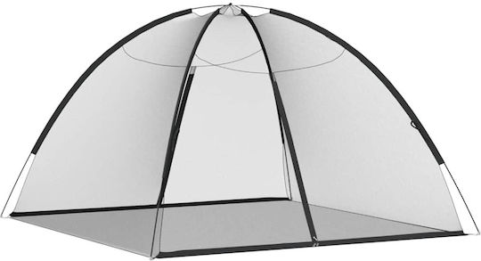Mongolia Mosquito Net Doors 200 Mesh Black 200x200x135 cm