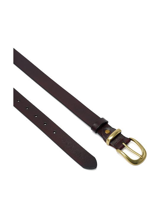 Leder Damen Gürtel Braun