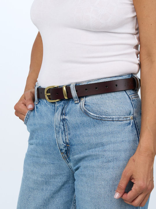 Leder Damen Gürtel Braun