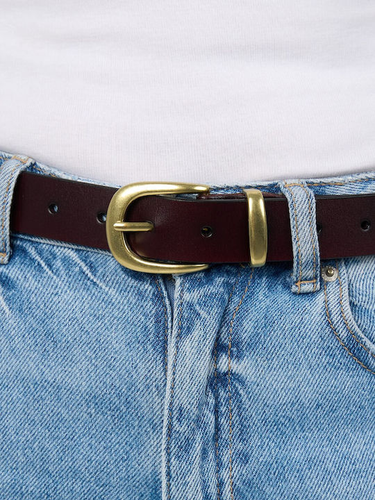 Leder Damen Gürtel Braun