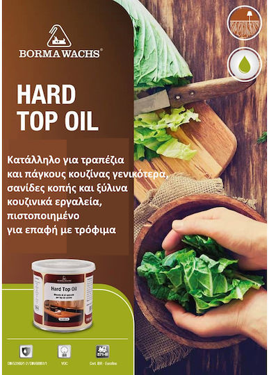 Borma Wachs Hard Top Λάδι Συντήρησης Άχρωμο Σατινέ 5lt