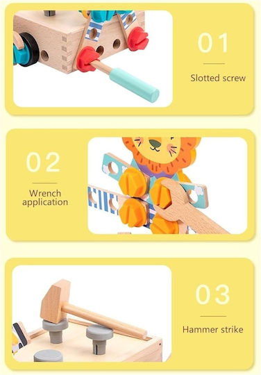 Creative Jucărie De Construcție Din Lemn Pentru Copii 3+ Ani
