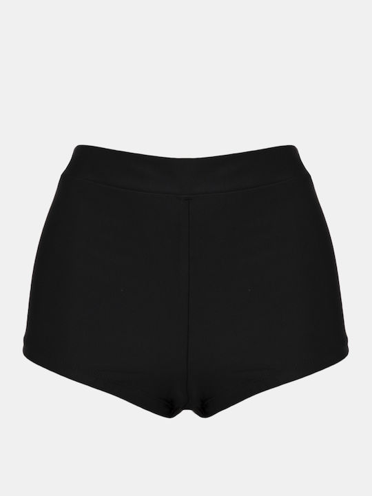 Slip Talie Înaltă Negru Negru