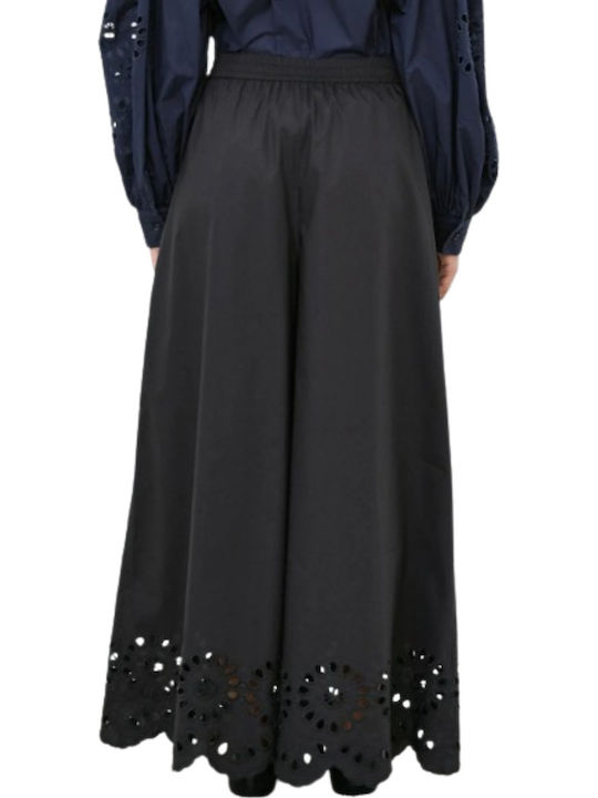 Women's Fabric Trousers Black