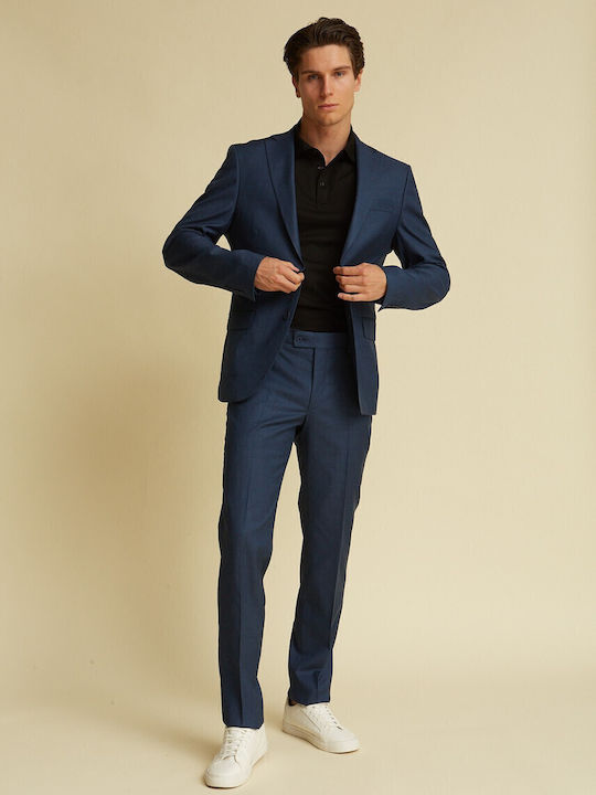 Pantaloni Chino Blue