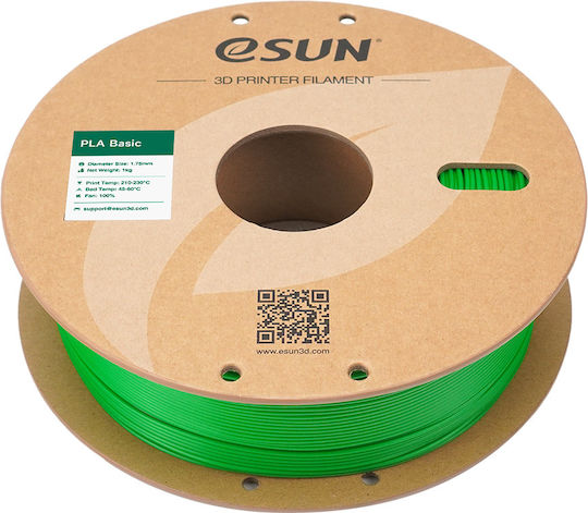 Esun PLA 3D Printer Filament 1.75mm Πράσινο 1kg