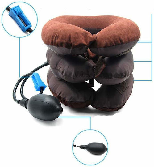 Kopfkissen Massage für den Nacken Braun