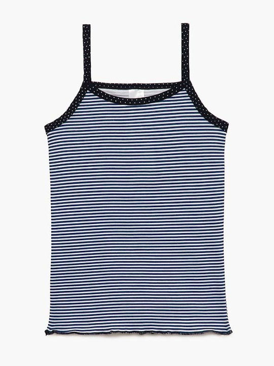 Minerva Dots Stripes Παιδικό Φανελάκι Αμάνικο