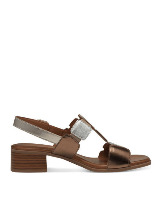 Leather Sandals Silver