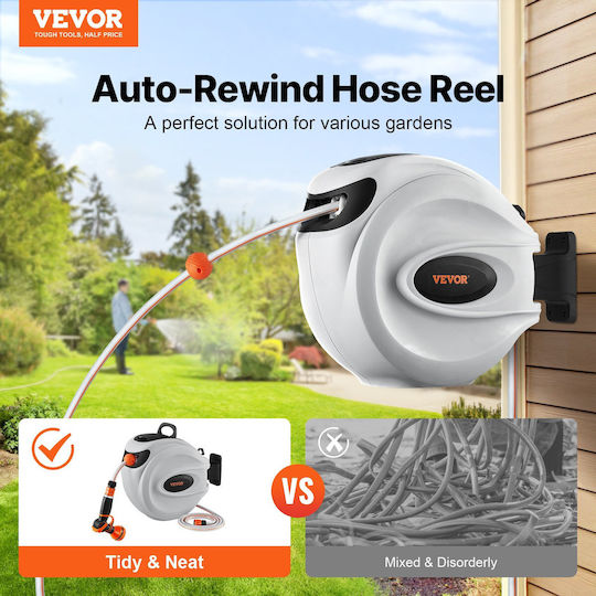 Vevor Automatic Watering Wind with Hose 98.43m