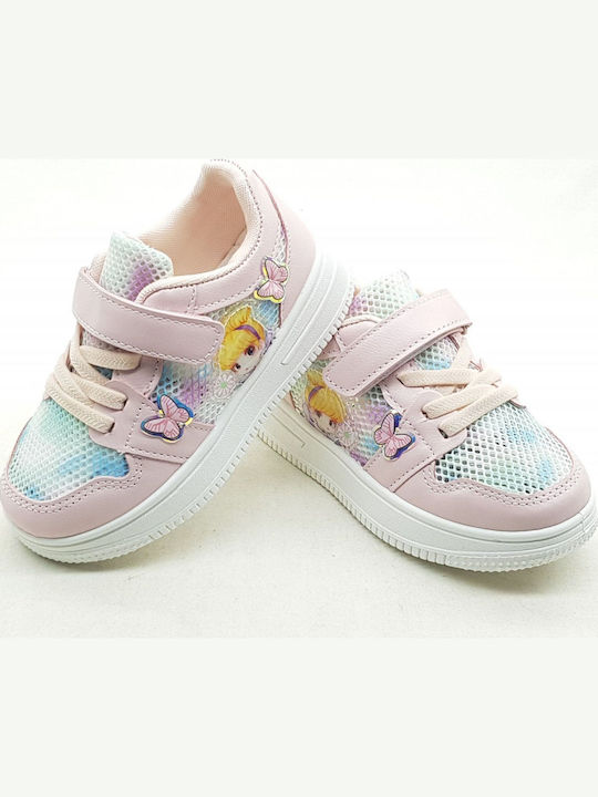 Kids Sneakers with Scratch Pink
