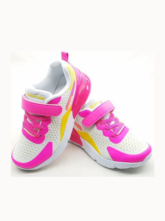 Παιδικά Sneakers με Σκρατς Φούξια