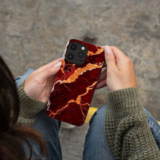 Sonique Marble Series Case for Motorola Moto G54 5G Moto G54 5G Power Red