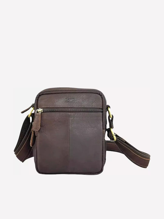 Leather Men's Bag Shoulder / Crossbody Brown