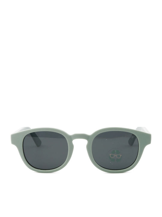 Okky Οβάλ Παιδικά Γυαλιά Ηλίου με Polarized Καθρέφτη Φακό Πράσινα για 3-8 Ετών