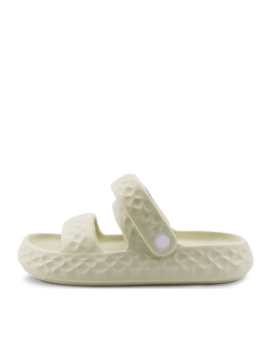 Women's Slides Green