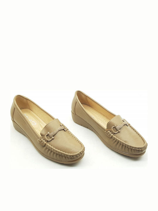 Γυναικεία Loafers σε Κίτρινο Χρώμα
