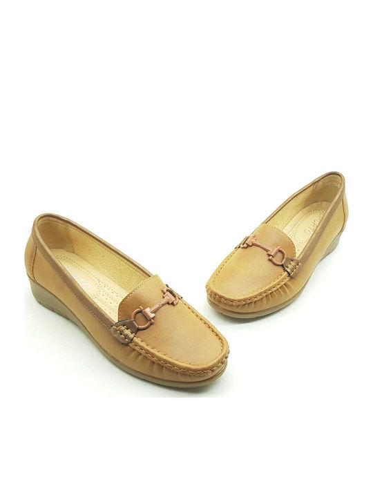Γυναικεία Loafers σε Καφέ Χρώμα