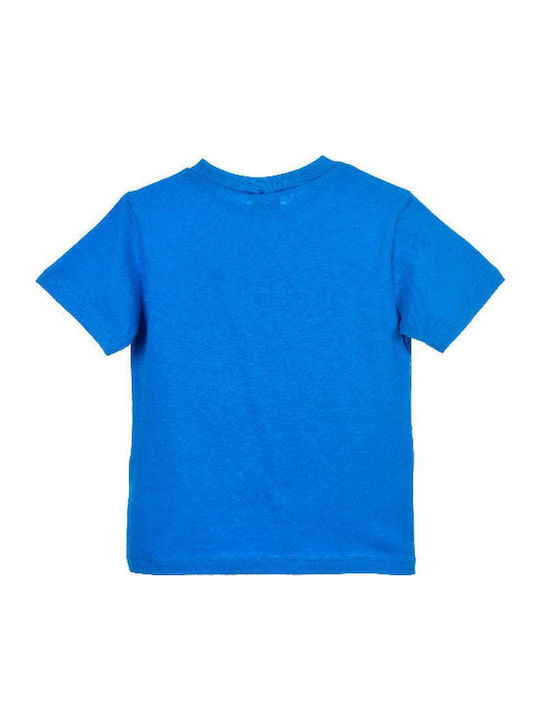 Kids' Shirt Short Sleeve Royal Blue Car's