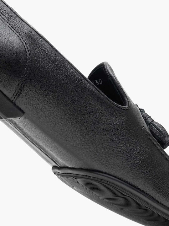 Δερμάτινα Ανδρικά Loafers σε Μαύρο Χρώμα