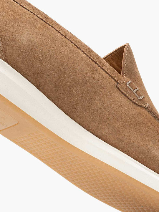 Δερμάτινα Ανδρικά Loafers σε Ταμπά Χρώμα