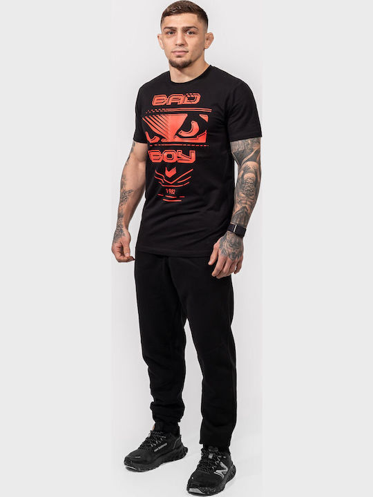 Fight T-shirt Black/red