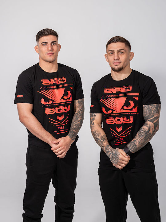 Fight T-shirt Black/red