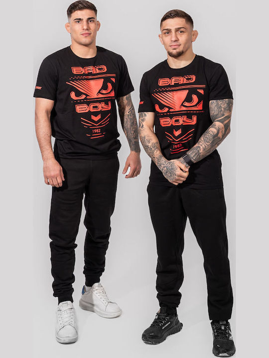 Fight T-shirt Black/red