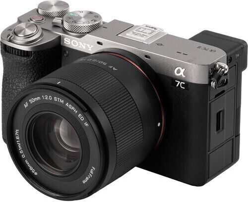 Viltrox Full Frame Camera Lens AF 50mm f/2 Air FE Fixed for Sony E Mount Black