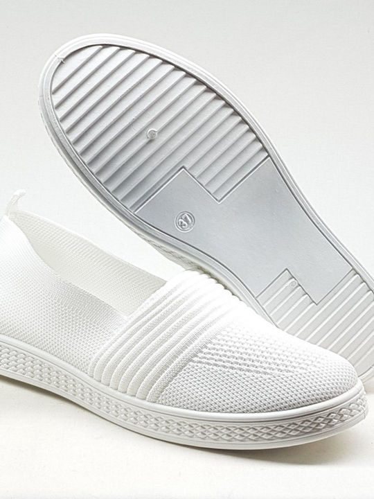 Slip-On-uri Pentru Femei Albe