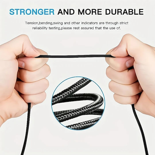 Panora USB 2.0 Cable USB-C male - USB-C Ροζ 1m 14235