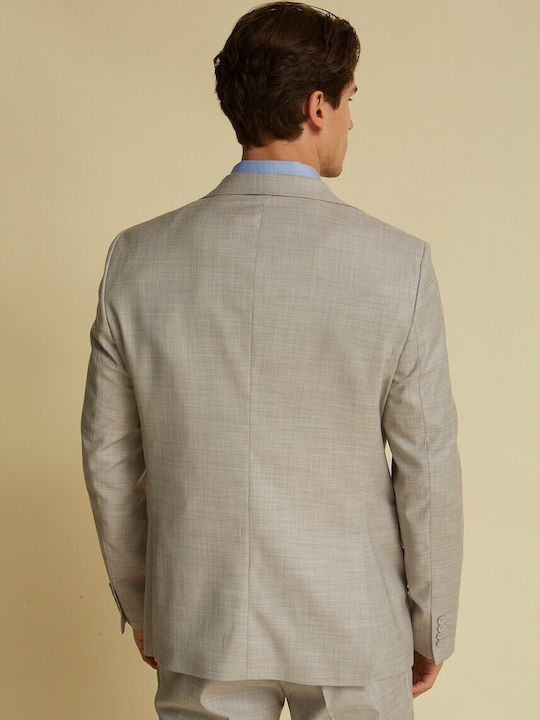 Men's Suit Jacket Khaki