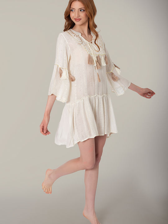 Women's Caftan Beachwear Beige