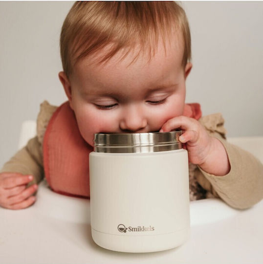 Smikkels Inox Thermo Lunch Box White 350ml