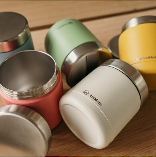 Smikkels Inox Thermo Lunch Box White 350ml