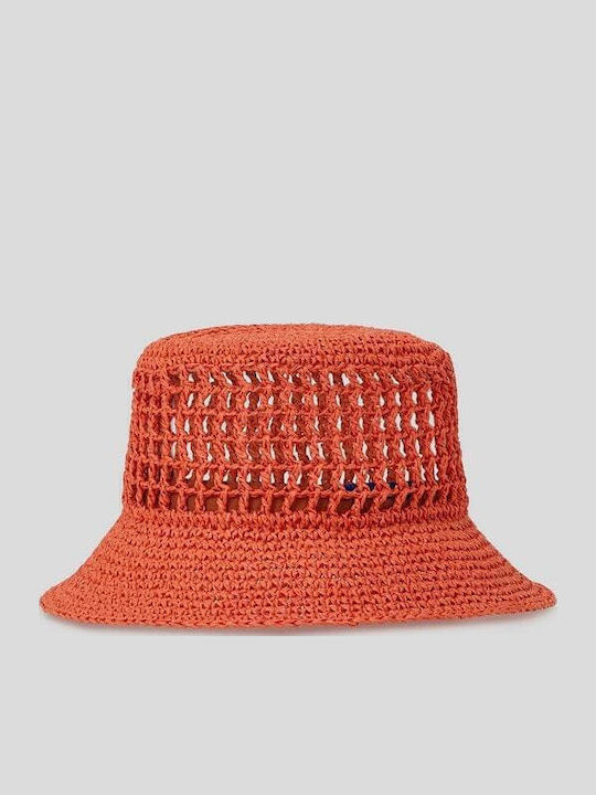 Karl Lagerfeld Pălărie Din Paie Bucket Portocalie