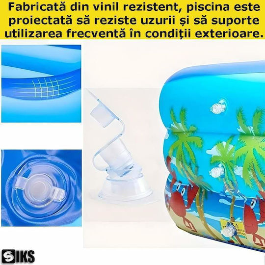 Παιδική Πισίνα Φουσκωτή 150x102x50εκ. Μπλε