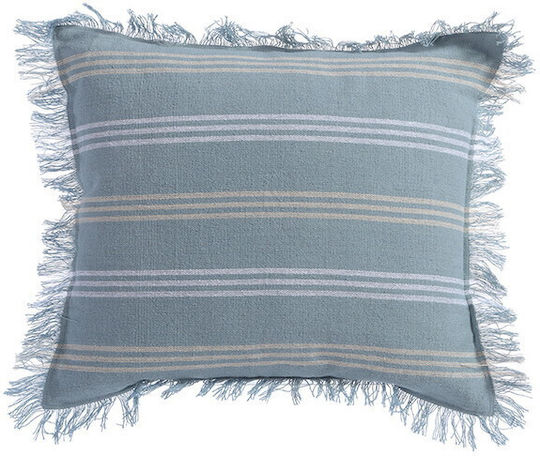 Nef-Nef Homeware Μαξιλάρι Καναπέ Spirit από 100% Βαμβάκι Blue 45x45εκ. (Διάφορα Χρώματα)
