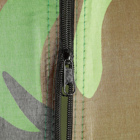 Cort De Camping Pop Up De Toaletă Verde 110x110x190cm