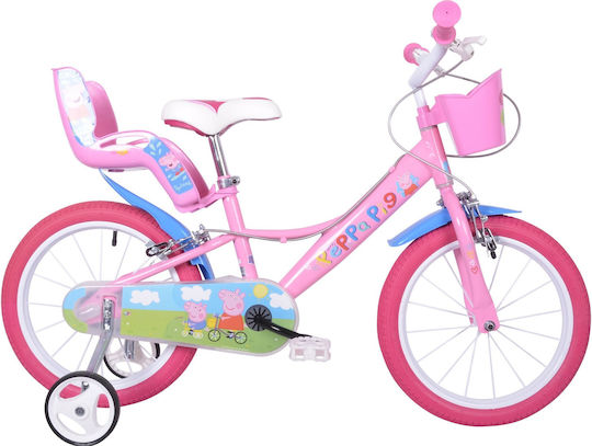 Dino Bikes 16" Детски Велосипед Град (2023) Розов