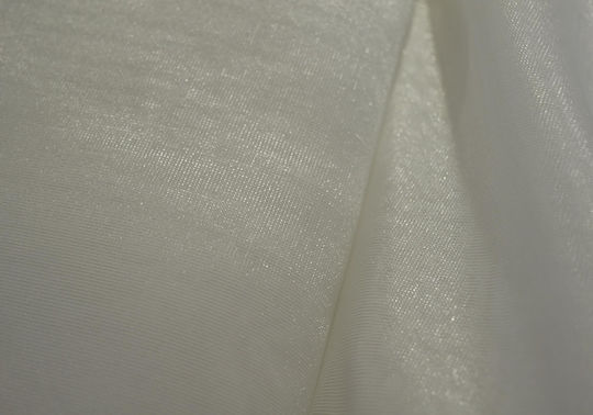 Saray Home Κουρτίνα με Τρέσα Λευκή 140x280εκ.