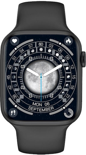 Kiano Active Smartwatch με Παλμογράφο (Μαύρο)
