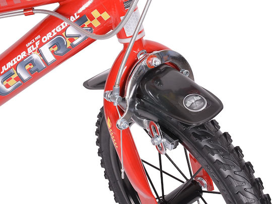 Disney Dino Cartoon Cars 14" Детски Велосипед BMX (2023) Червен