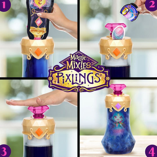 Liniex Miniature Toy Magic Mixies Pixling Amber The Dragon for 5+ years Years Old