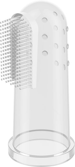 Babyono Baby Finger Toothbrush for 0m+ Transparent