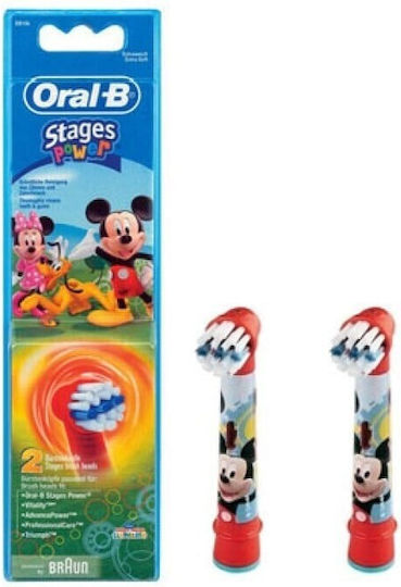Oral-B Electric Toothbrush Replacement Heads Stages Power 2 Pieces for 3+ Years