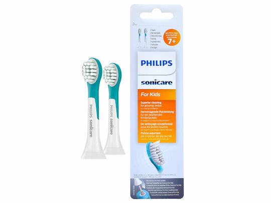 Philips Replacement Heads for Sonicare Sensitive Electric Toothbrush 2 Pieces for 7+ Years Green